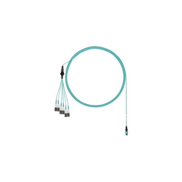 Panduit 12-F OM3 HARNESS CBL ASSY OFNP, PANMPO(M)-LC UNIBOOT, STD IL 4 FT FXTRP8NUHSNF004